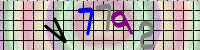 Blue Captcha Image