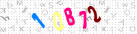 Blue Captcha Image