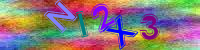 Blue Captcha Image