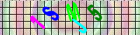 Blue Captcha Image