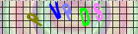 Blue Captcha Image