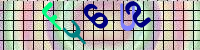 Blue Captcha Image