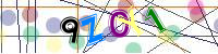 Blue Captcha Image