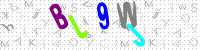 Blue Captcha Image