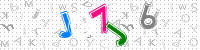 Blue Captcha Image