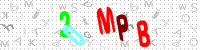 Blue Captcha Image