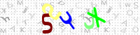 Blue Captcha Image
