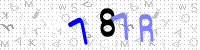 Blue Captcha Image