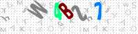 Blue Captcha Image