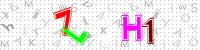 Blue Captcha Image