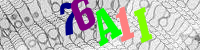 Blue Captcha Image