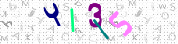 Blue Captcha Image
