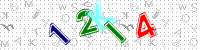 Blue Captcha Image