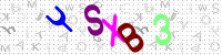 Blue Captcha Image
