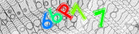 Blue Captcha Image