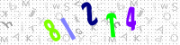 Blue Captcha Image