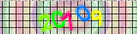 Blue Captcha Image