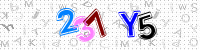 Blue Captcha Image
