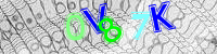 Blue Captcha Image