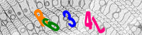 Blue Captcha Image