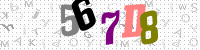 Blue Captcha Image