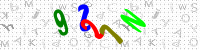 Blue Captcha Image
