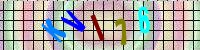 Blue Captcha Image