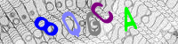 Blue Captcha Image