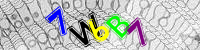 Blue Captcha Image
