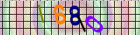 Blue Captcha Image