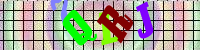 Blue Captcha Image