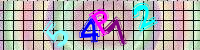 Blue Captcha Image