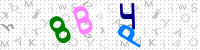 Blue Captcha Image