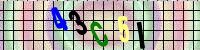 Blue Captcha Image