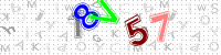 Blue Captcha Image