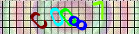 Blue Captcha Image