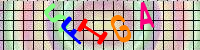 Blue Captcha Image