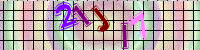 Blue Captcha Image