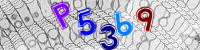 Blue Captcha Image