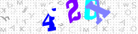 Blue Captcha Image