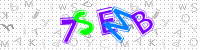 Blue Captcha Image