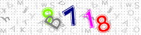 Blue Captcha Image