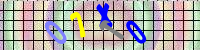 Blue Captcha Image