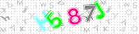 Blue Captcha Image