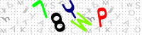 Blue Captcha Image