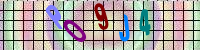 Blue Captcha Image