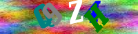 Blue Captcha Image