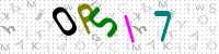 Blue Captcha Image