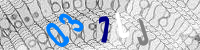 Blue Captcha Image