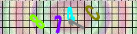 Blue Captcha Image